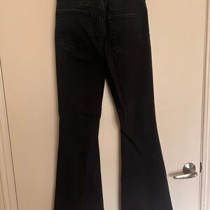 Women's Black Flared Jeans